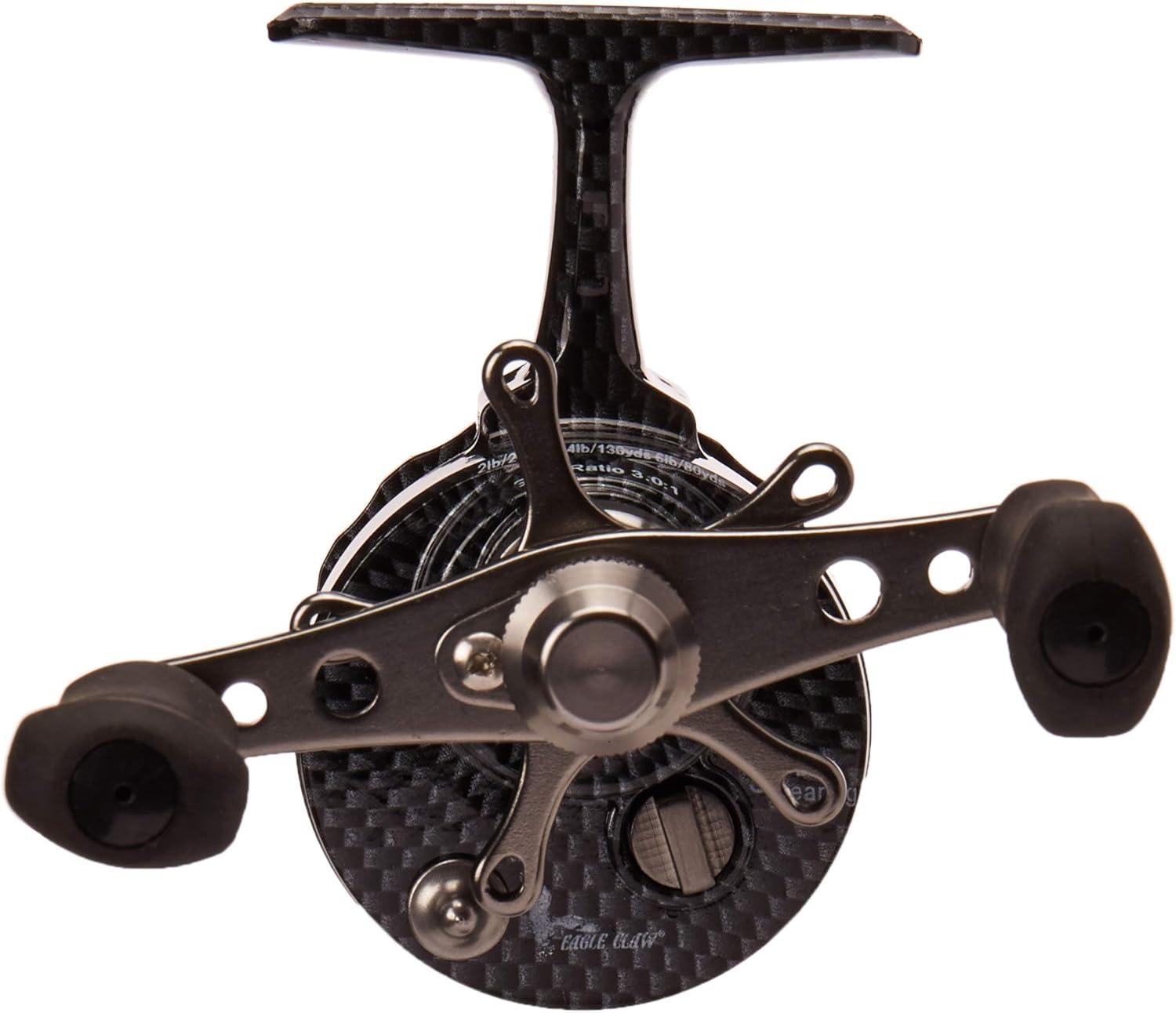 imageEagle Claw ECMCILIR Micro Inline Fishing Equipment Black Small