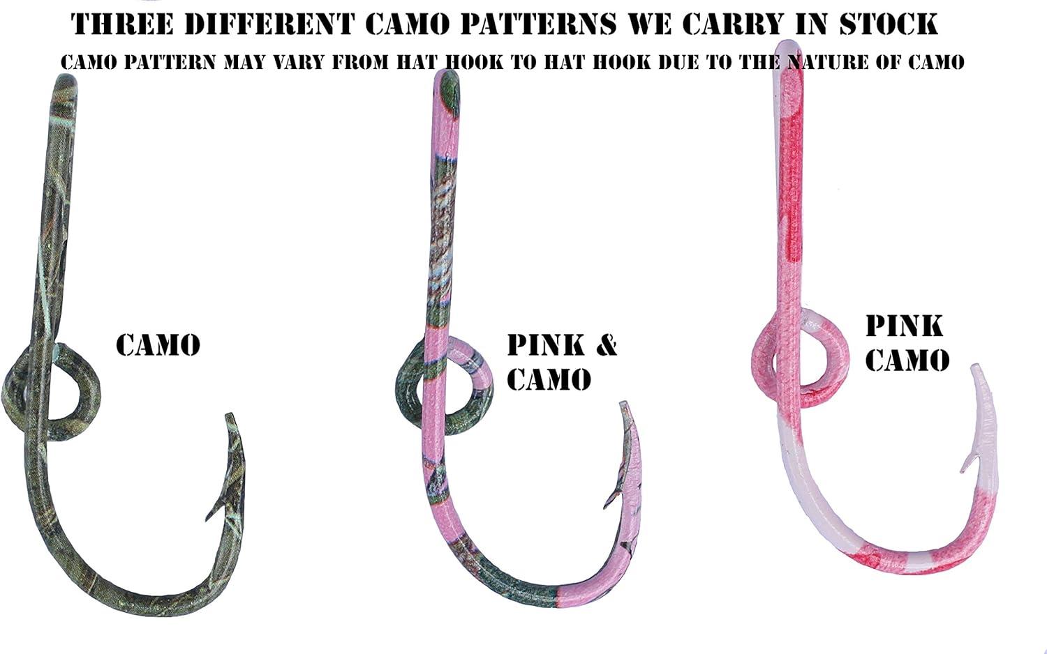 imageEagle Claw Hat Fish Hook Set of Two Gold Hat Hook pins Plus a Free Deer Decal with Your Order