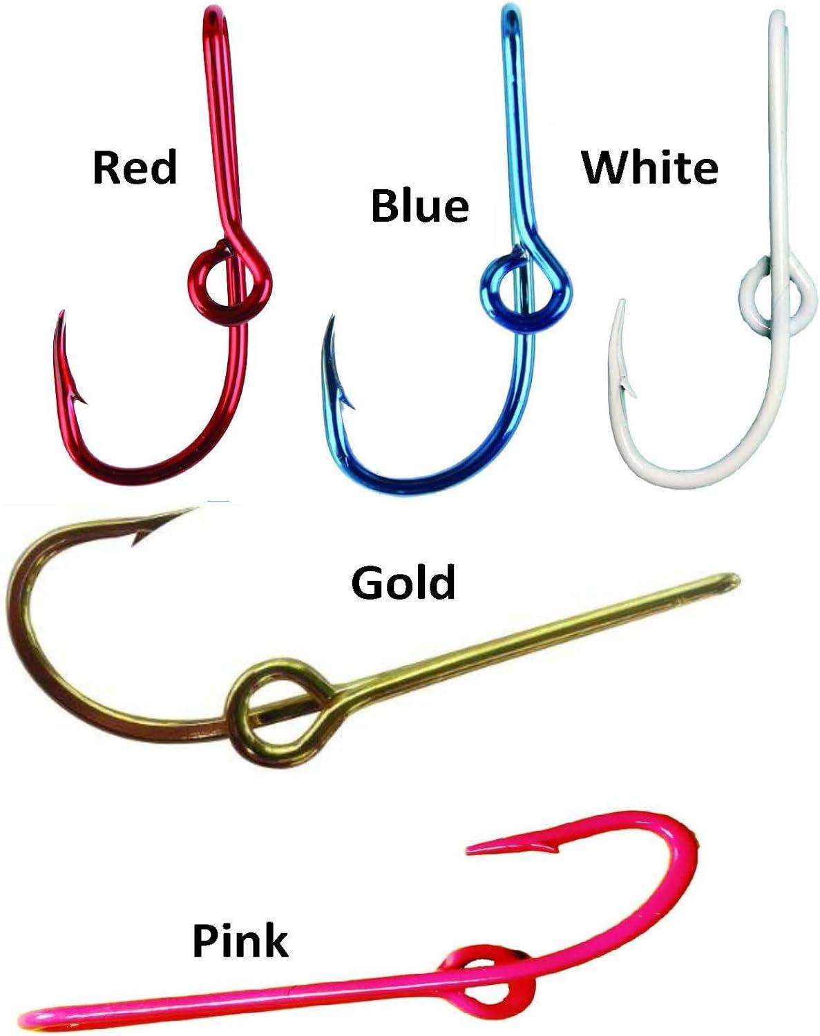 imageEagle Claw Hat Fish Hook Set of Two Gold Hat Hook pins Plus a Free Deer Decal with Your Order