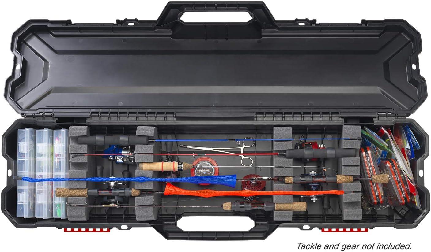 imageEagle Claw Ice RodAccessory Case Ice Fishing Rod ampamp Reel Combos 43quot