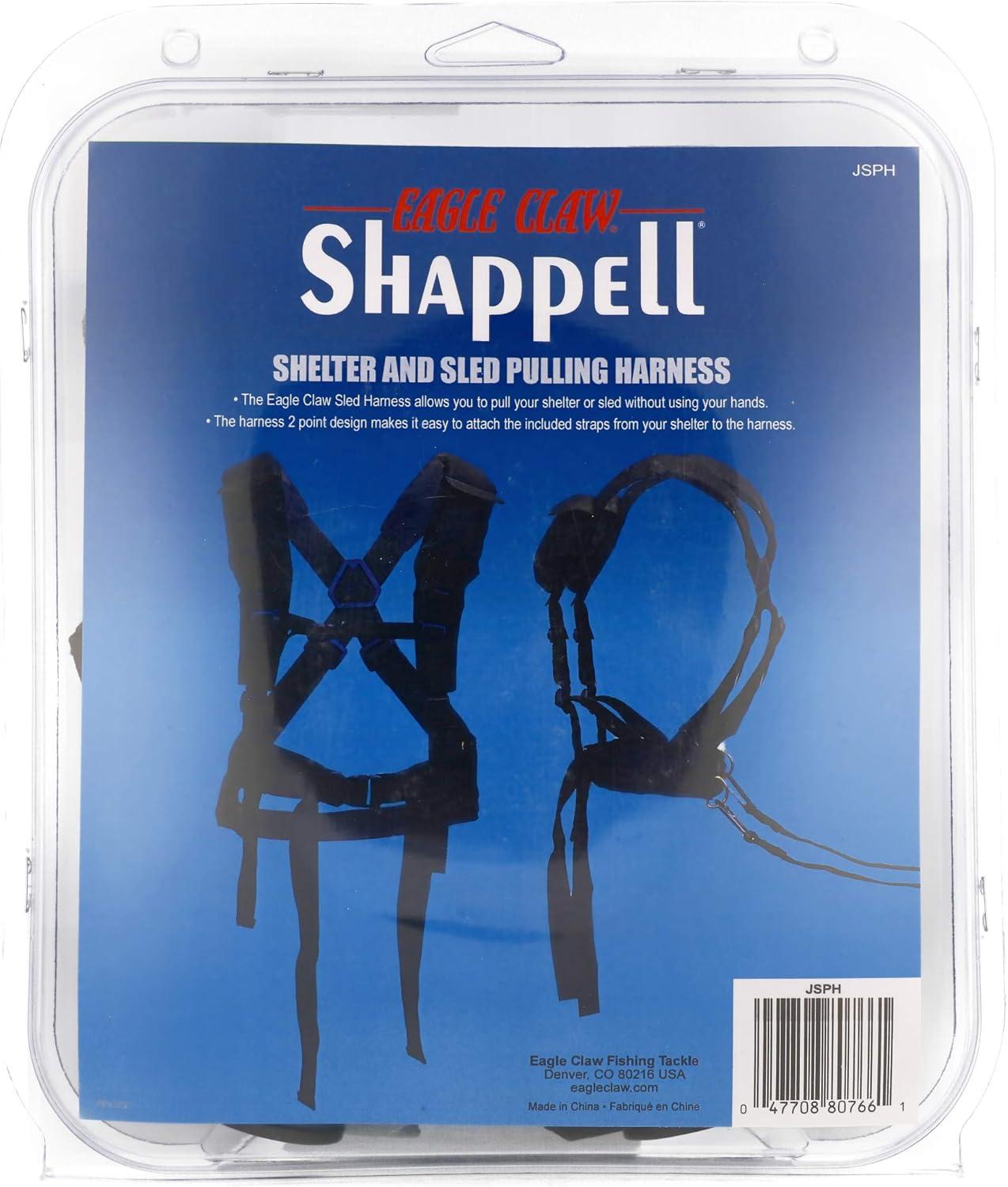 imageEagle Claw Sled Harness Black Adjustable