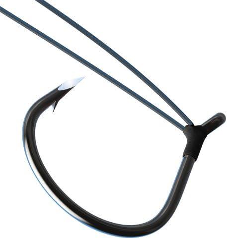 imageTrokar Weedless Wacky Worm Fishing Hookblack chrome