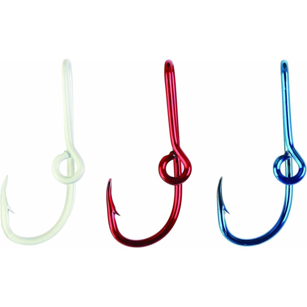 imageEagle Claw 155RWBAH TieHat Clip RedWhiteBlue