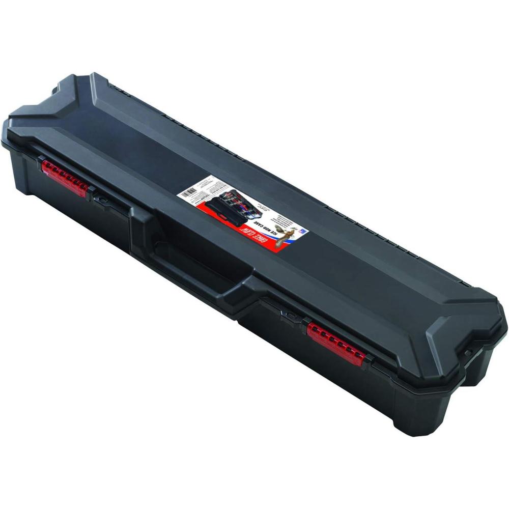 imageEagle Claw Ice RodAccessory Case Ice Fishing Rod ampamp Reel Combos 43quot