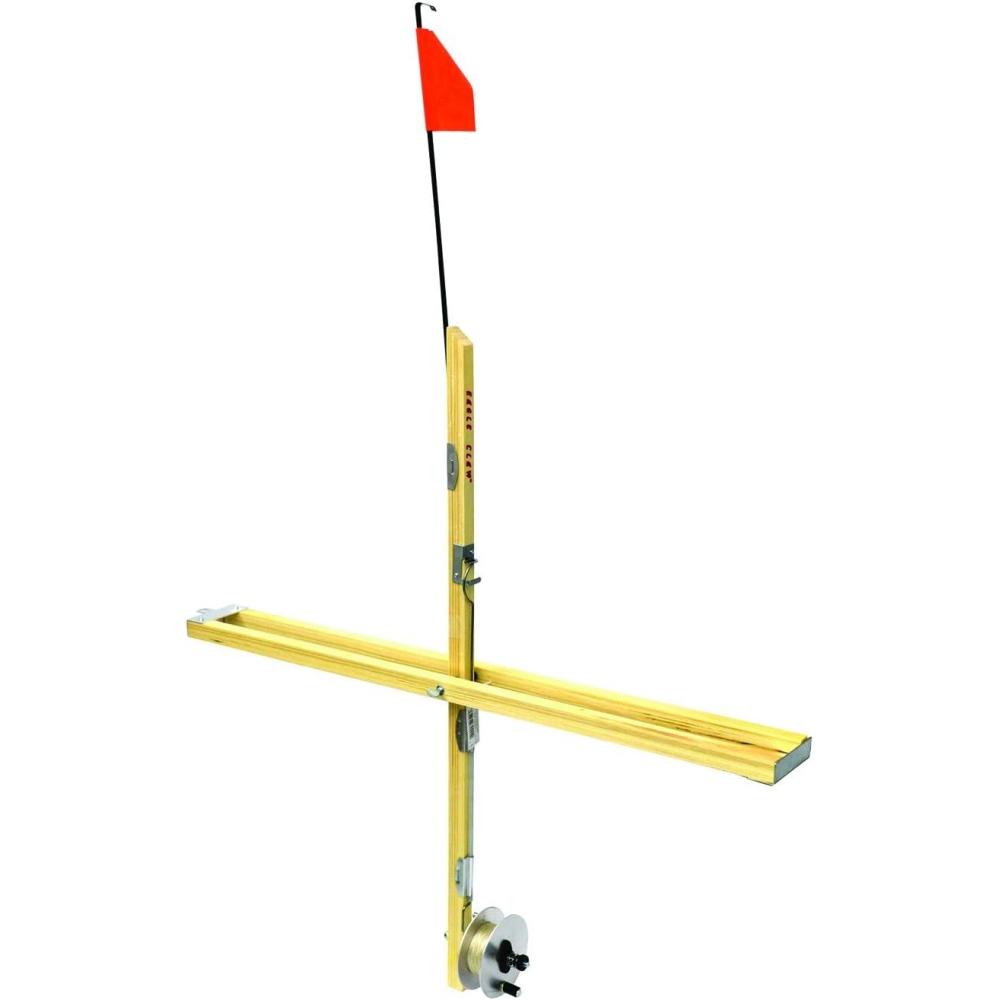 imageEagle Claw Magnum Elite Wood TipUp with Metal Reel