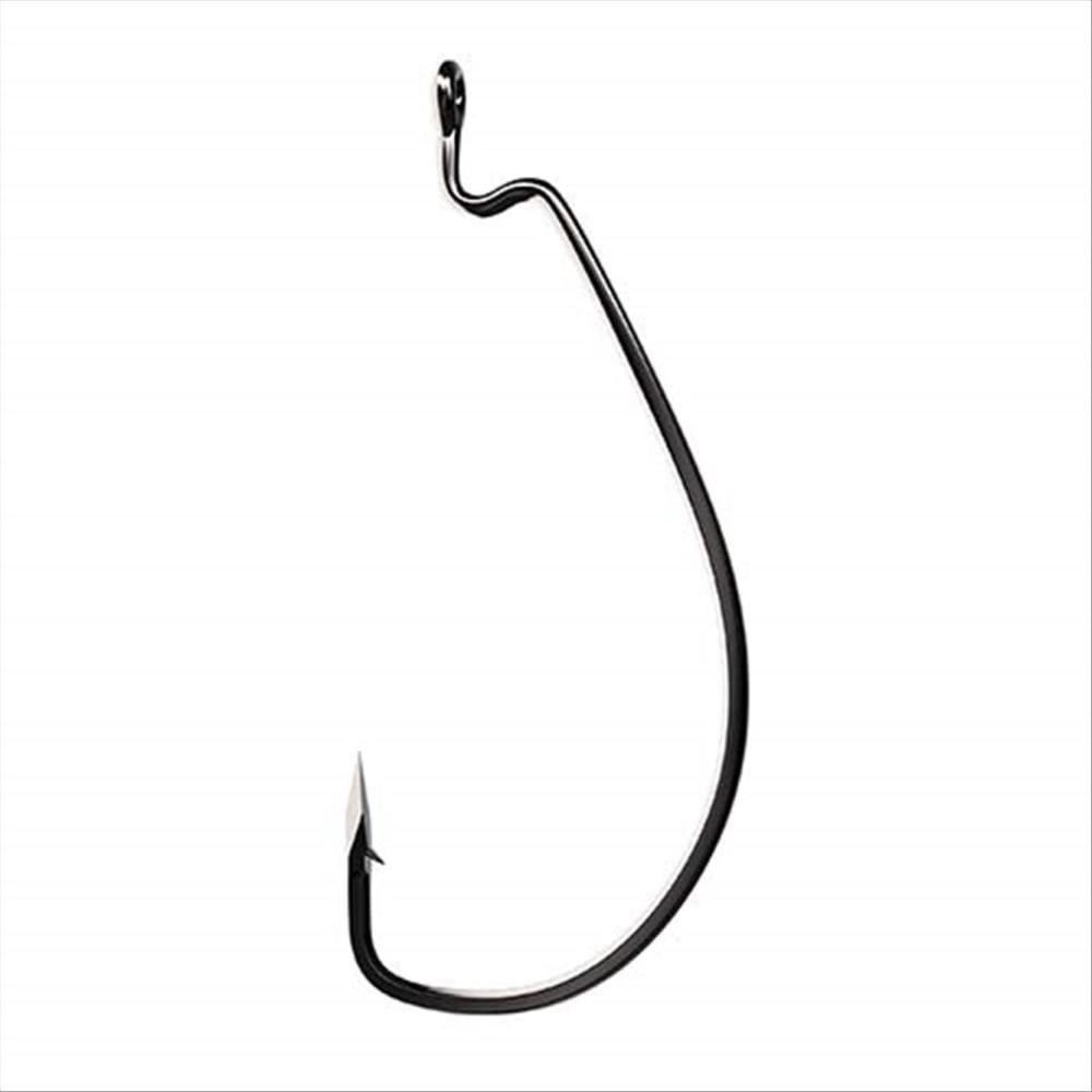 imageEagle Claw TK11040 Trokar EWG Worm Hook 5Pack Platinum Black