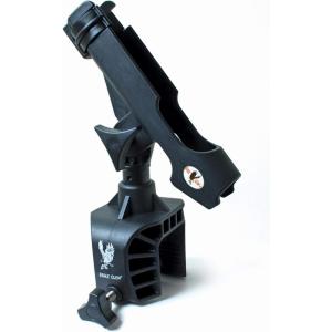 Eagle Claw AABRH Clamp-On Aluminum Boat Rod Holder, Black Finish(One Size)