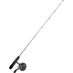 Eagle Claw EC2.5 Inline Rod & Reel Combo, Medium, Black/Red, 28-Inch