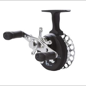 Eagle Claw In Line Ice Reel, Black/Red