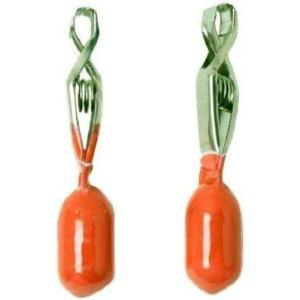 Eagle Claw Rubber Coated Depth Finder Weights, Orange, 3/4-Ounce