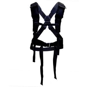 Eagle Claw Sled Harness, Black, Adjustable