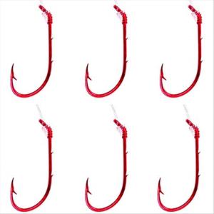 Eagle Claw Snelled Baitholder Hooks 6-Pack(One Size)