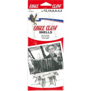 Eagle Claw Snelled Baitholder Hooks Assorted Pack – Red