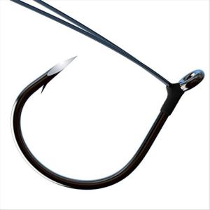 Trokar Weedless Wacky Worm Fishing Hook(black chrome)