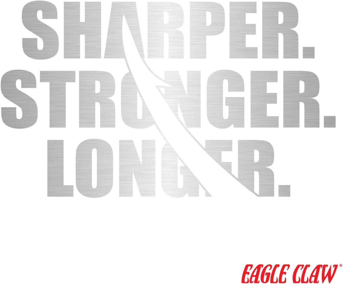 imageLazer Sharp Eagle Claw Lazer Sharp Long Shank Octopus Hook Offset Up Eye Barbed Size Medium Wire HooksRed