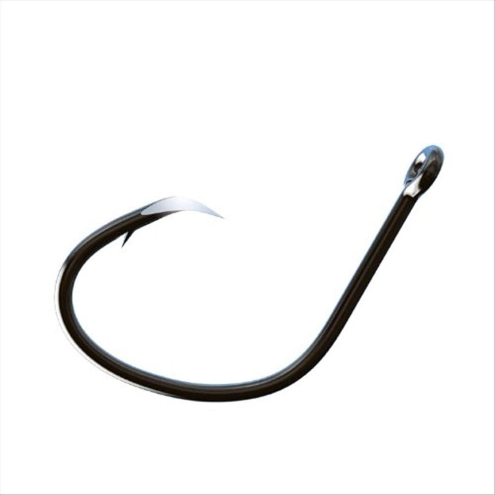 imageTrokar Lancet Circle Offset Fishing Hook Black Chrome11 hooks 50