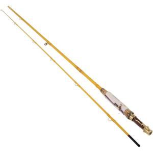 Eagle Claw, Featherlight Fly Rod, Freshwater, 8′ Length 2pc, 5-6 lb Line Rate. Medium Power(Yellow)