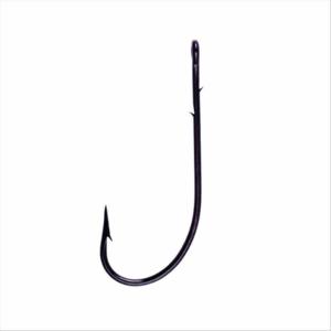 Eagle Claw Lazer Sharp L095XBLG-3/0 Sproat 2 Slices Worm Hook, 8 Piece (Black)
