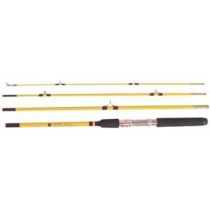 Eagle Claw Pack-it Rods – Yellow, Adult, Casting, Fishing Rods