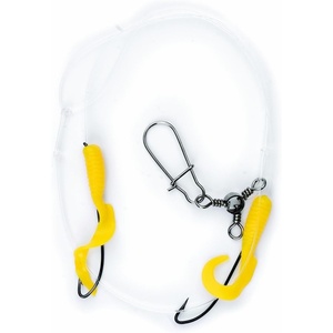 Eagle Claw Flounder Rig with Yellow Twisttail