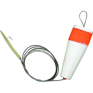 Eagle Claw L927 Lazer Sharp Snapper Popper Rig Wgt 4XLong, 6-Pound, Nickel