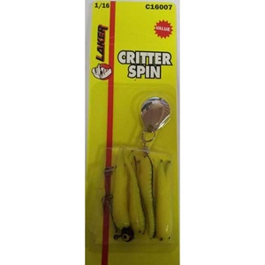 Eagle Claw Laker Critter Spin 1/16 Yellow/Black/Stripe