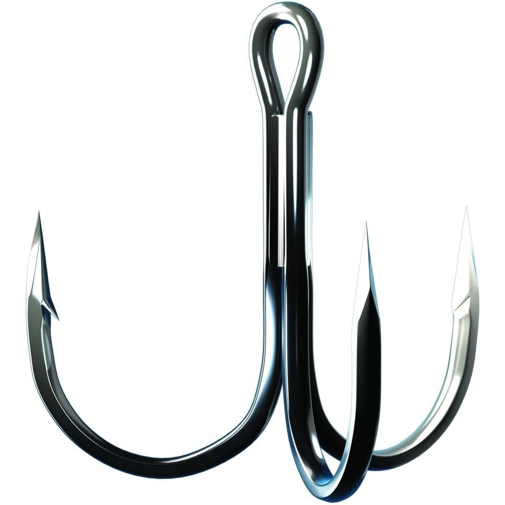 image:imageEagle Claw Trokar 3X Strong Round Bend Treble Multi 2 TK934P2