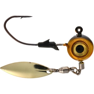 EAGLE EYE UNDERSPIN BALL HEAD JIG-1/4oz-3/0-GOLD SHINER
